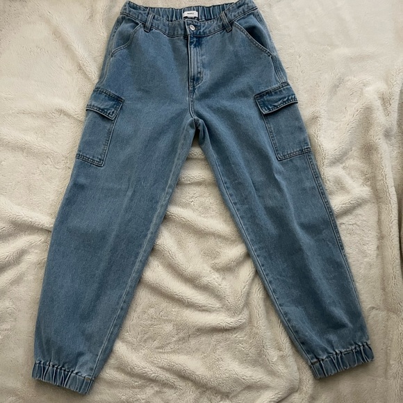Forever 21 Jeans Baggy Denim Cargo Pants Poshmark